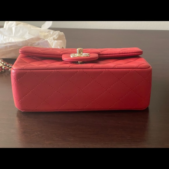 22p Chanel flap mini top handle - Picture 11 of 11